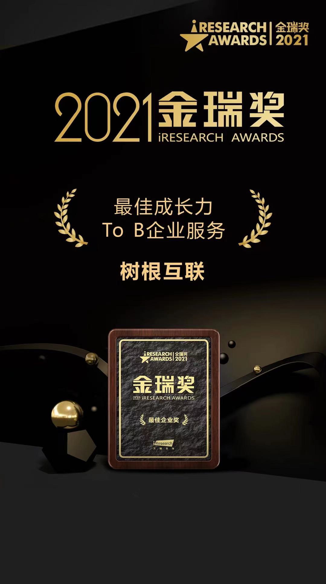 2021金瑞獎(jiǎng)   最佳成長(zhǎng)力To B企業(yè)服務(wù)